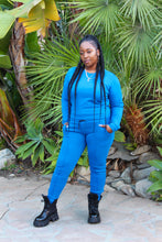 Load image into Gallery viewer, Anything But Basic Sweatsuit (Nipsey Blue)