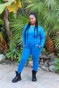 Anything But Basic Sweatsuit (Nipsey Blue)