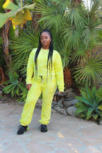 Load image into Gallery viewer, To Dye For Sweatsuit (Neon Yellow)