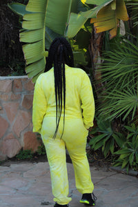 To Dye For Sweatsuit (Neon Yellow)