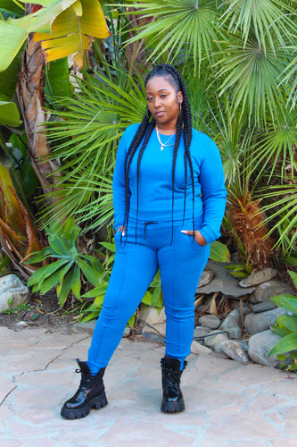 Anything But Basic Sweatsuit (Nipsey Blue)